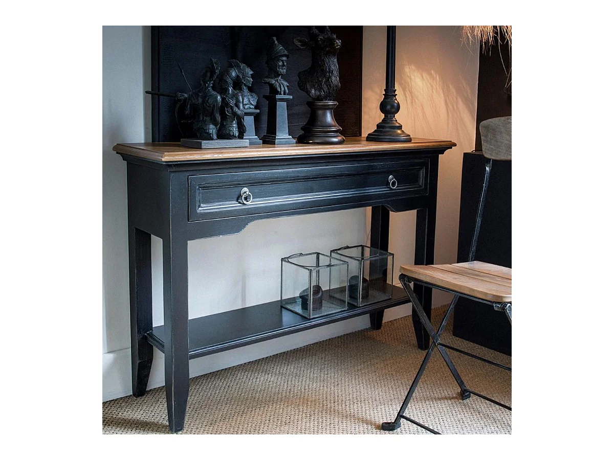 Console Bois Noir - Esquisse Interior's