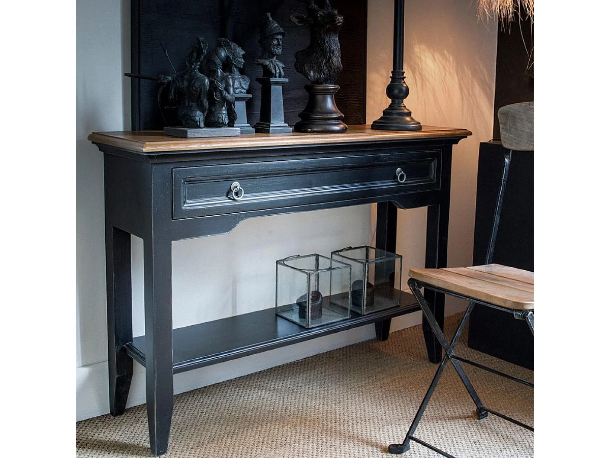 Console Bois Noir - Esquisse Interior's