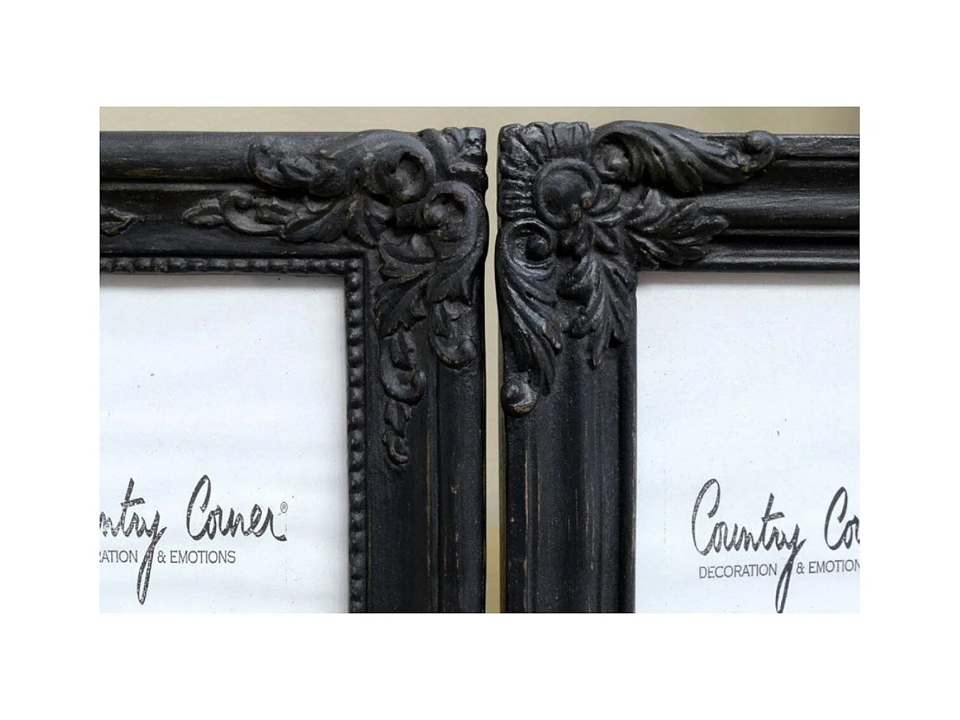 Cadre photo set de 2) Résine Noir - Basique Interior's