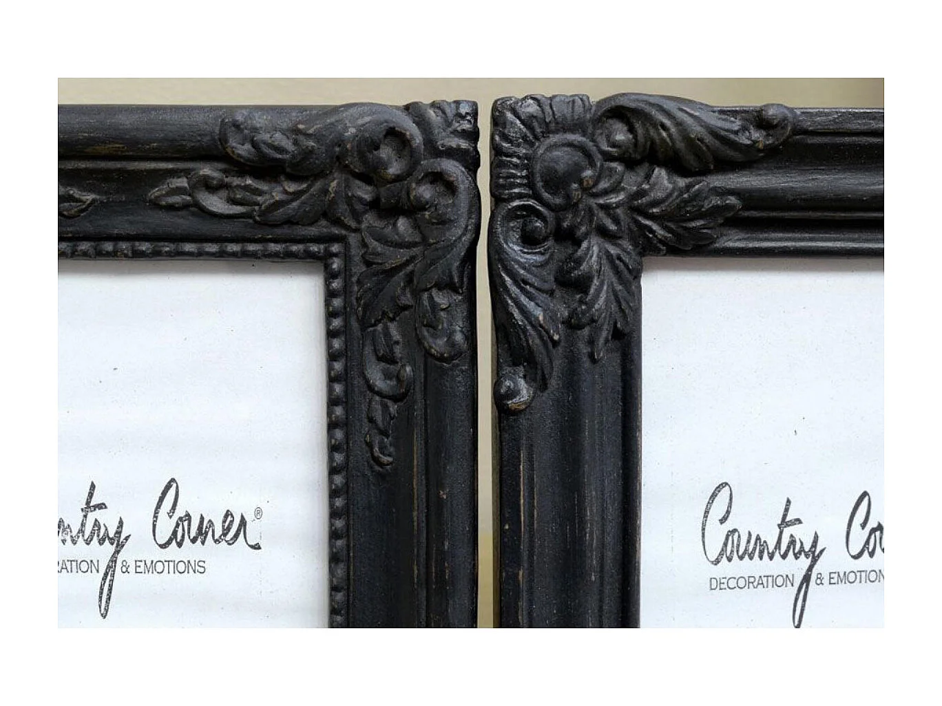 Cadre photo set de 2) Résine Noir - Basique Interior's