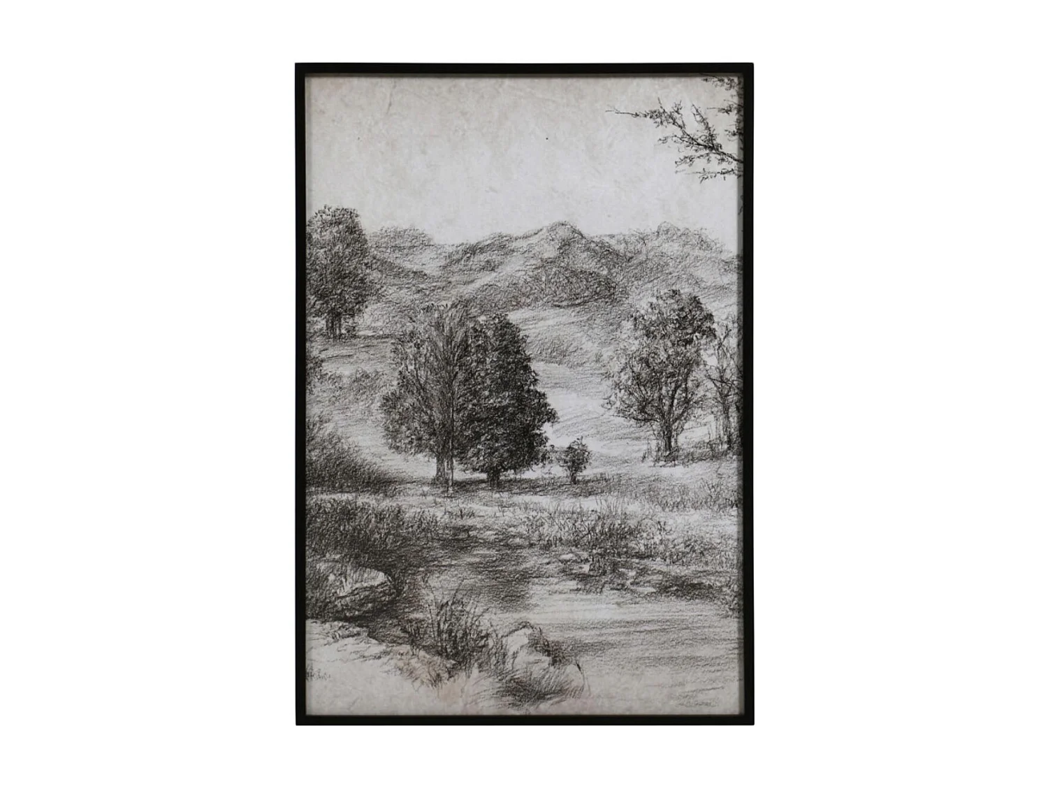 Triptyque toile de jouy Bois Multicolore - Classique Chic Interior's