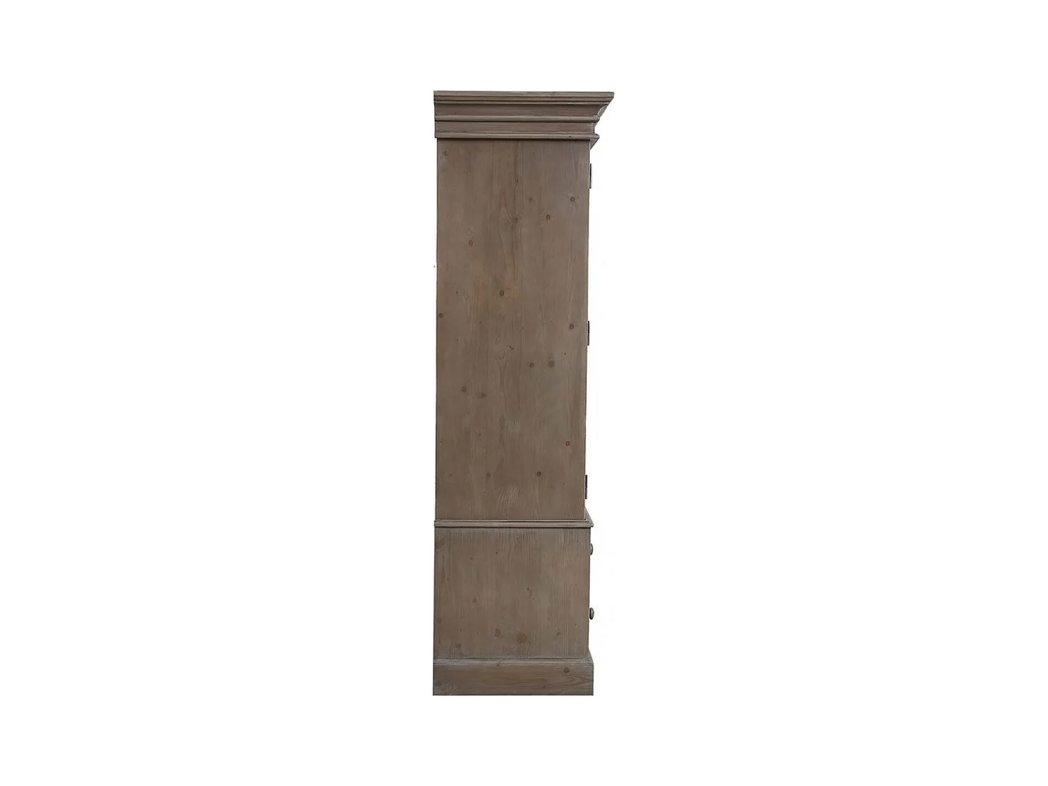 Armoire penderie 3 portes 5 tiroirs Bois Marron - Natural Interior's