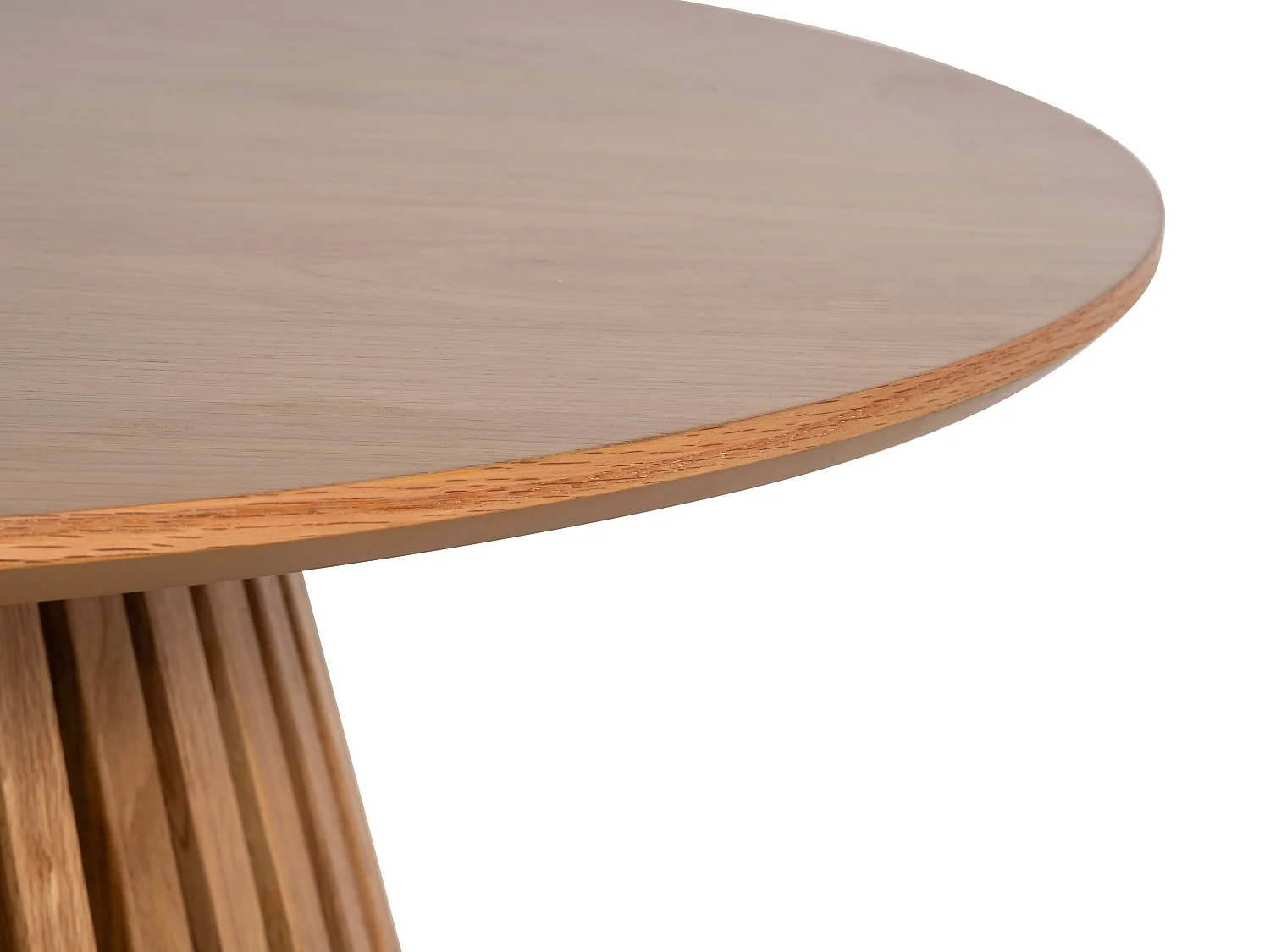 Table basse placage chêne - Naturel - CARMIZA