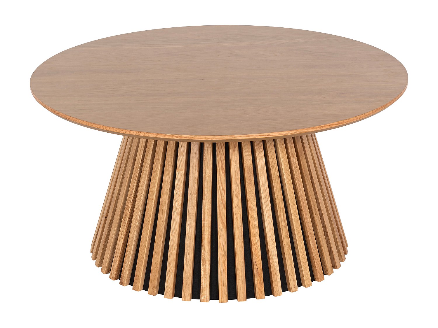 Couchtisch mit Eichenfurnier – Natur – CARMIZA günstig online kaufen