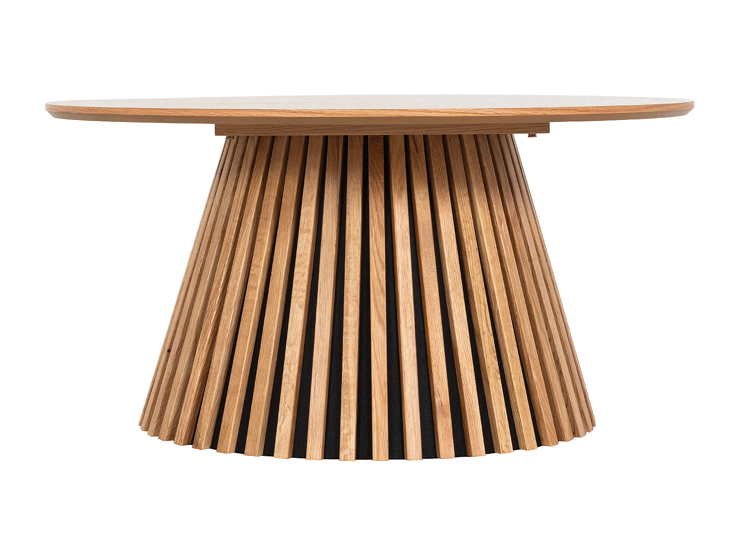 Table basse placage chêne - Naturel - CARMIZA