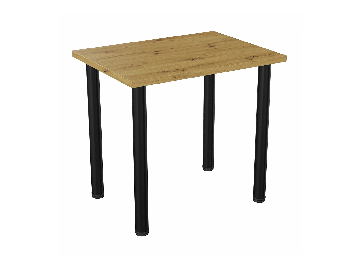 Table de salle à manger, de cuisine, de bureau, petite table en chêne artisanal, blanc, 80 x 60 cm, 100 x 60 cm