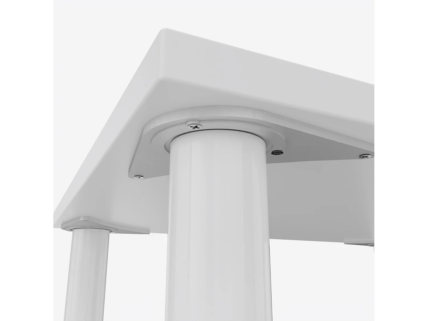 Ess-, Küchen- und Bürotisch, kleiner Tisch in Artisan‑Eiche und Weiß, 80 x 60 cm, 100 x 60 cm