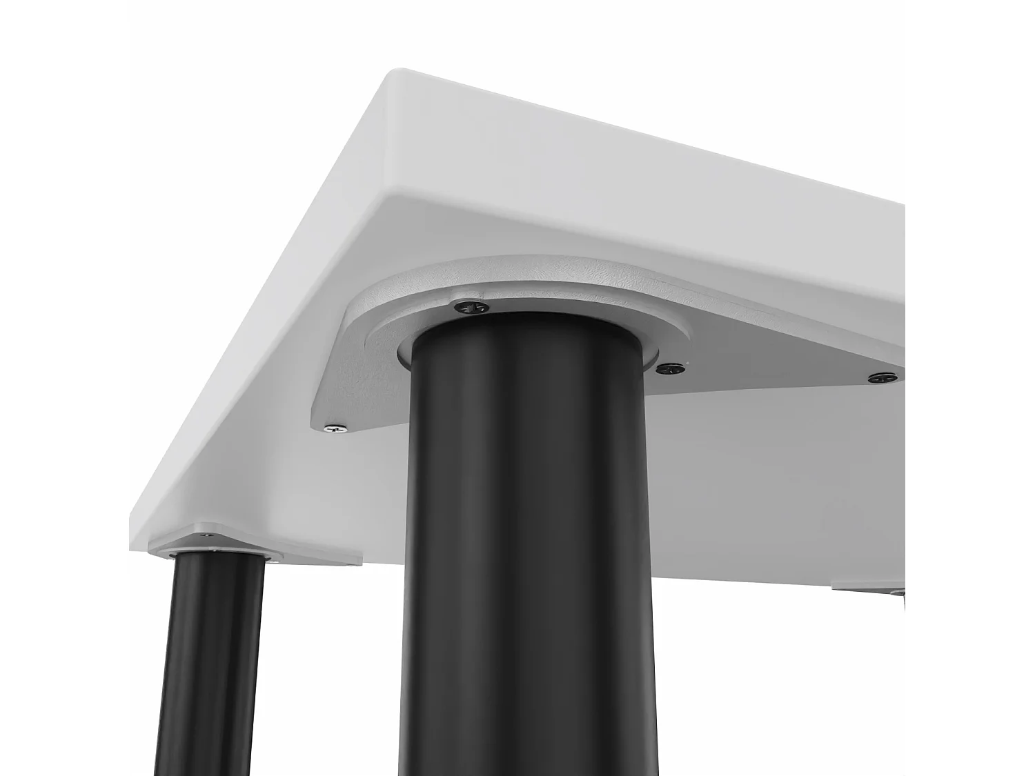 Ess-, Küchen- und Bürotisch, kleiner Tisch in Artisan‑Eiche und Weiß, 80 x 60 cm, 100 x 60 cm