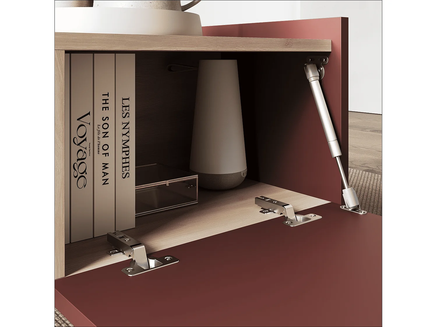 Couchtisch 90 x 60 x 50 cm – Moderner Wohnzimmertisch, Matte Oberfläche, Egger‑Platte