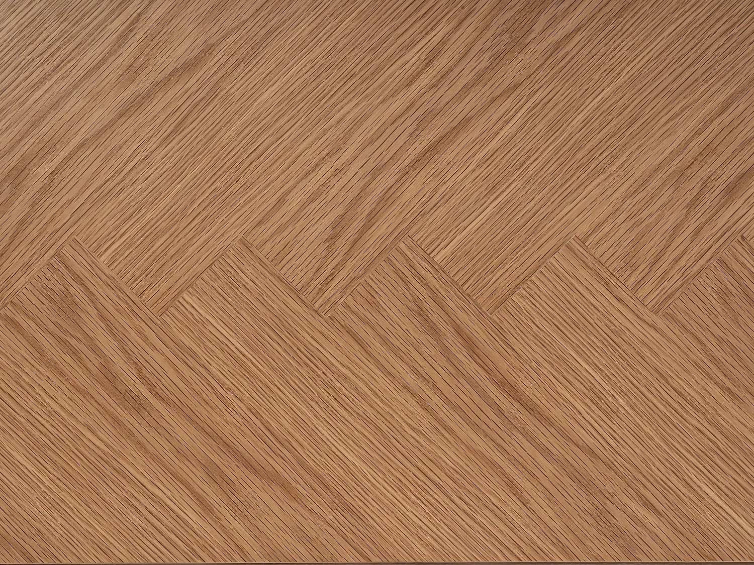 Table à manger extensible 4 à 6 personnes placage chêne - Naturel - MARIZEL