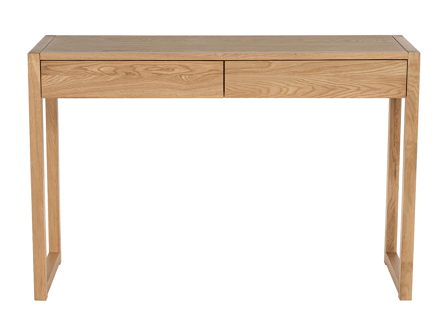 Console bureau - Coloris : Naturel - NELIZAR