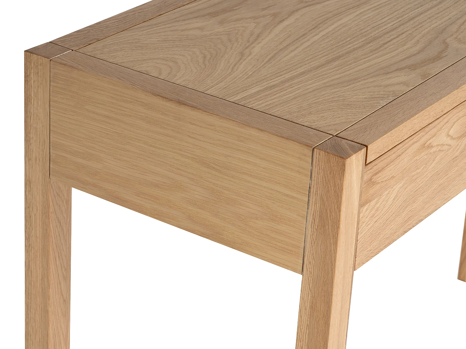 Console bureau - Coloris : Naturel - NELIZAR