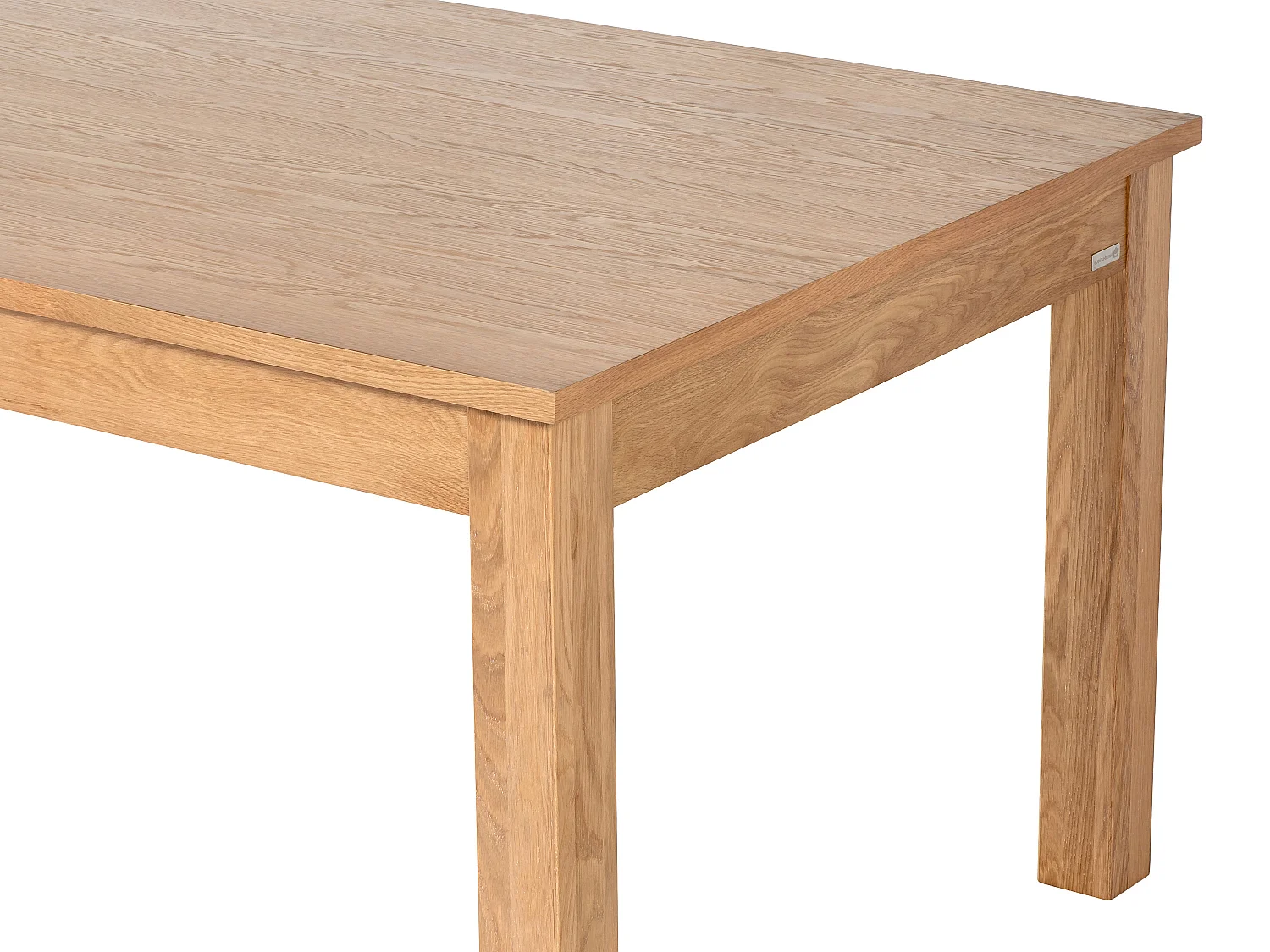 Table à manger extensible 8 à 12 personnes placage chêne - Naturel - FOMIREL