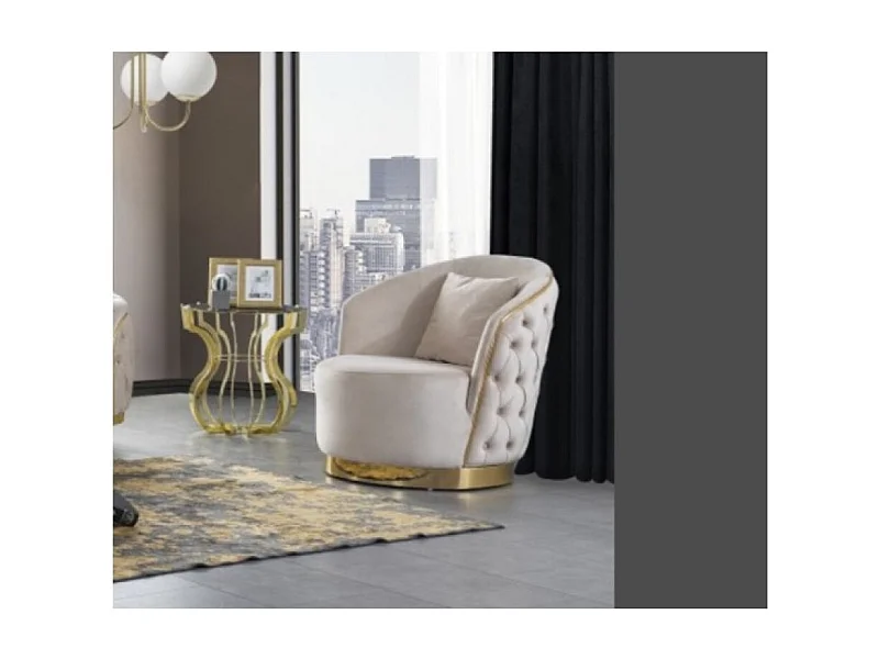 Fauteuil Ludvig /Tissu/beige
