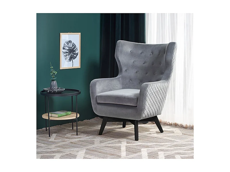 Sessel Marvel/Stoffbezug/Grau