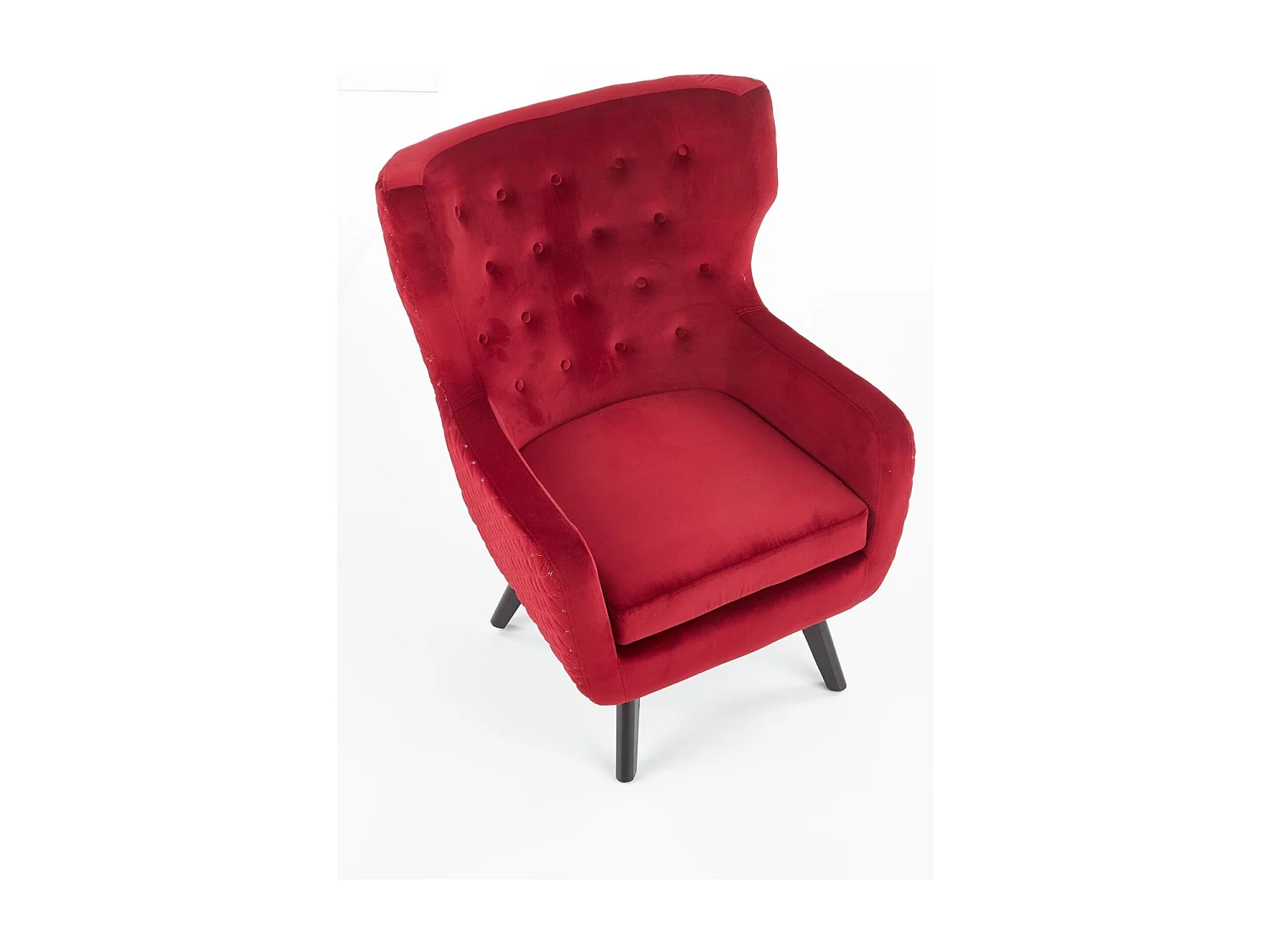 Poltrona Marvel/Tessuto/rossa