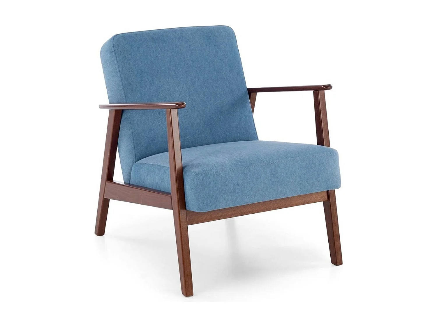 Poltrona Milano/Tessuto/blu