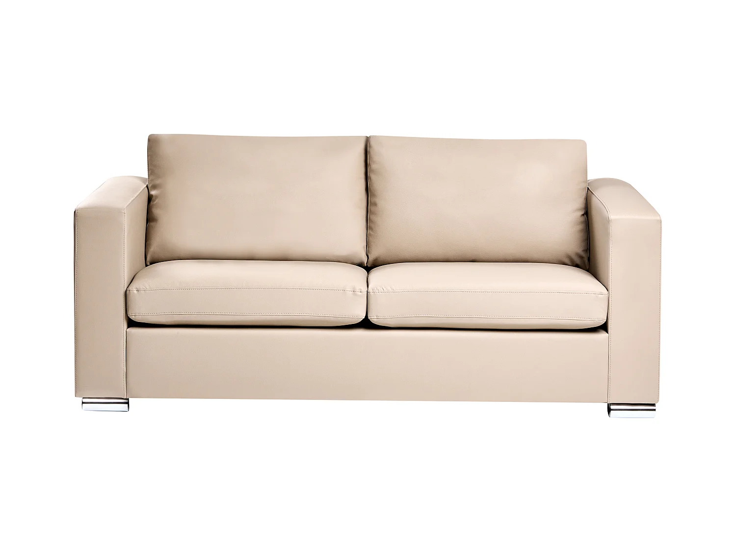 Canapé 3 places HELSINKI Cuir Beige