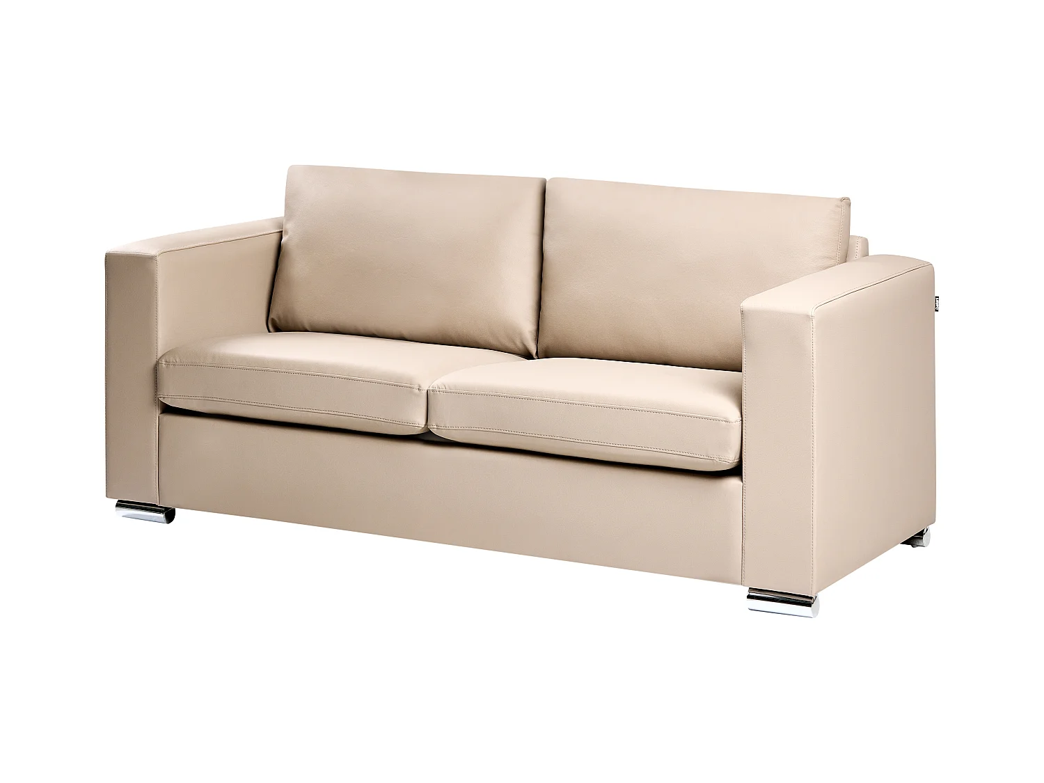 Canapé 3 places HELSINKI Cuir Beige