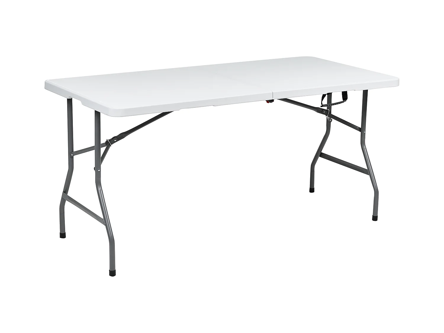 Table de salle à manger de jardin pour 4 personnes CUGNOLI 152 cm 74 cm Blanc