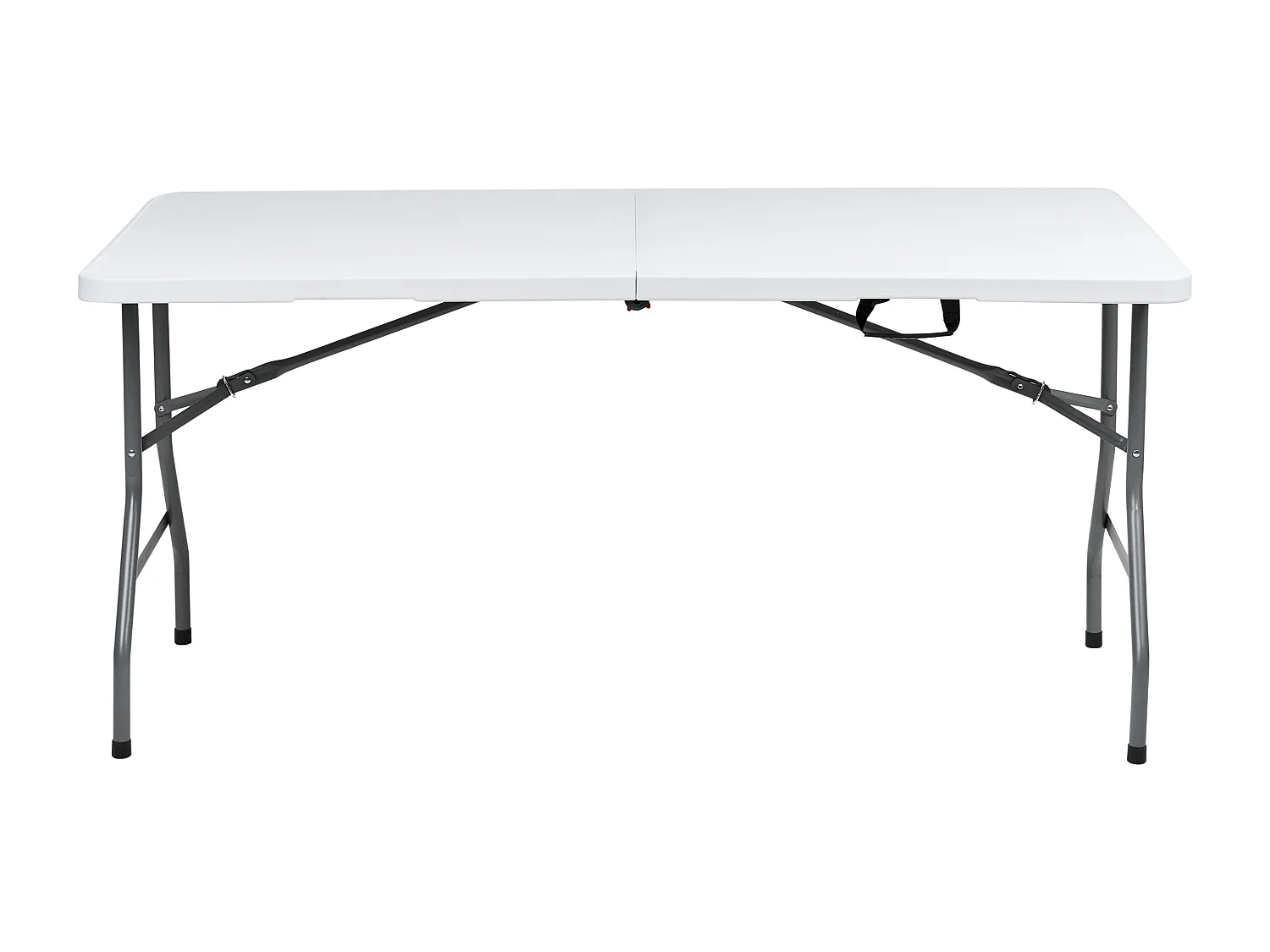 Table de salle à manger de jardin pour 4 personnes CUGNOLI 152 cm 74 cm Blanc
