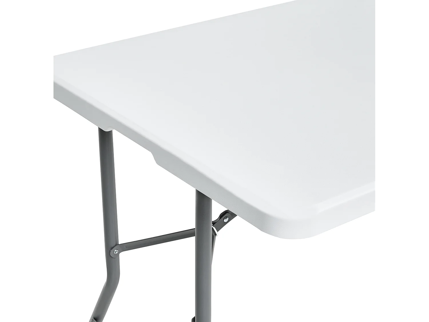 Table de salle à manger de jardin pour 4 personnes CUGNOLI 152 cm 74 cm Blanc
