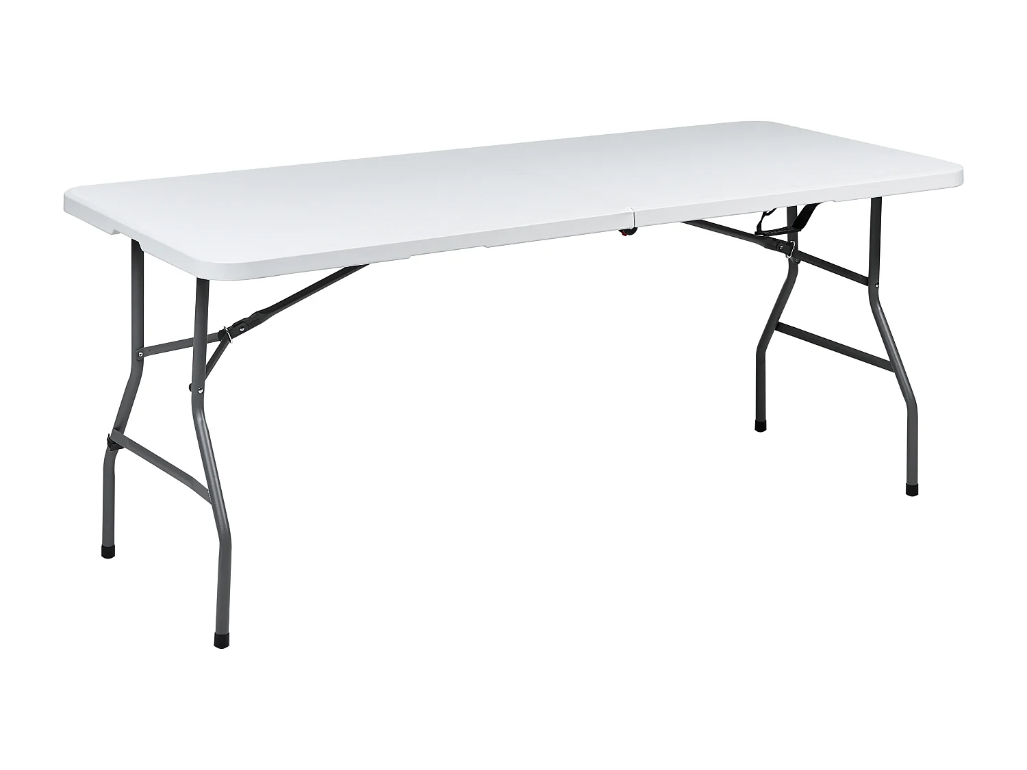 Table de salle à manger de jardin pour 6 personnes CUGNOLI 180 cm 74 cm Blanc