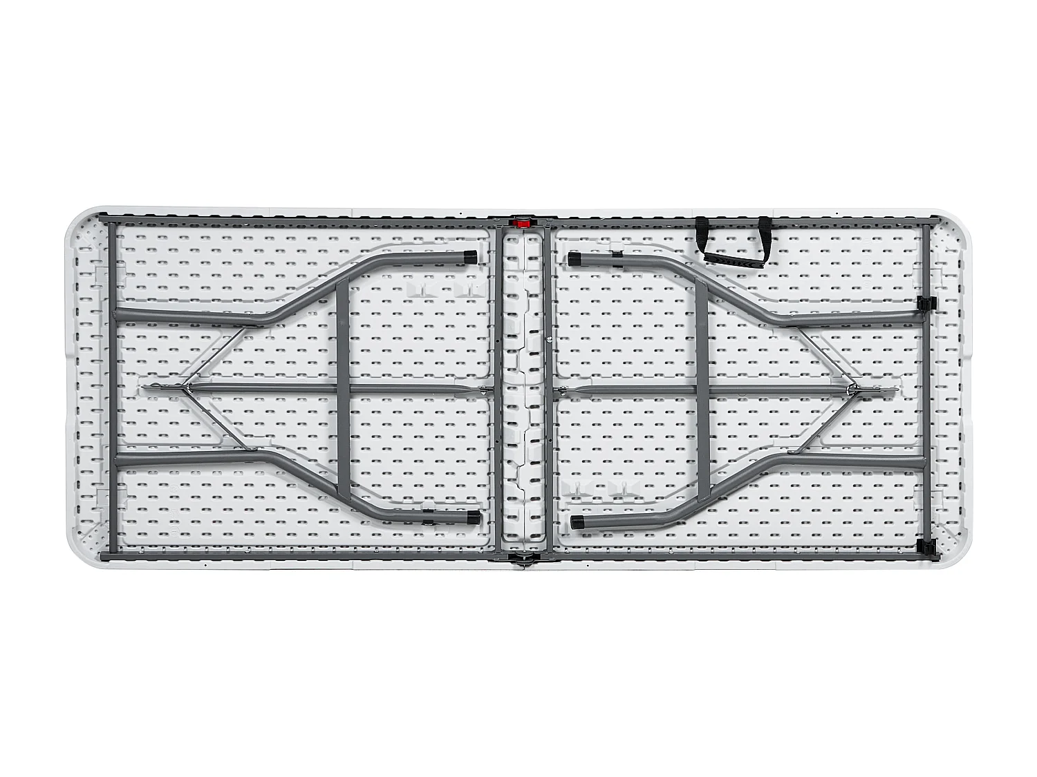 Table de salle à manger de jardin pour 6 personnes CUGNOLI 180 cm 74 cm Blanc