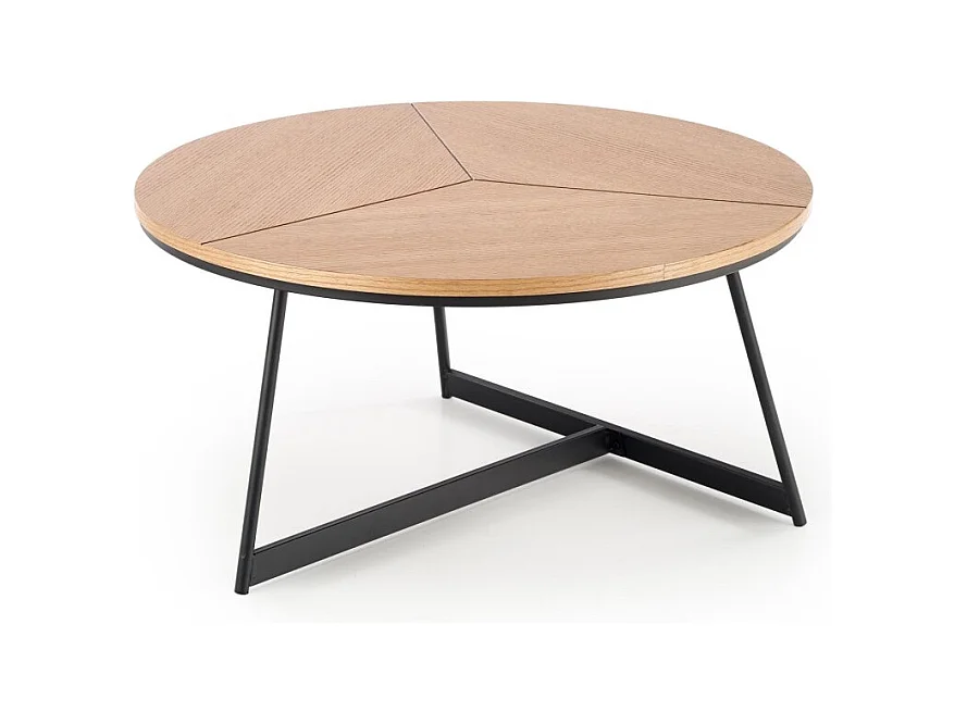 Couchtisch Karida/MDF&Metall/Braun&Schwarz