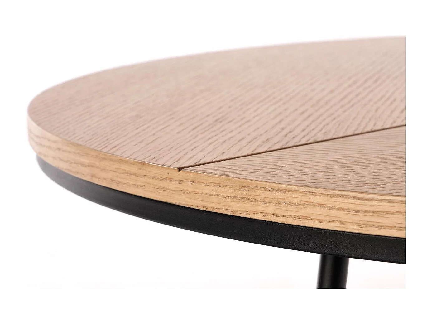 Couchtisch Karida/MDF&Metall/Braun&Schwarz