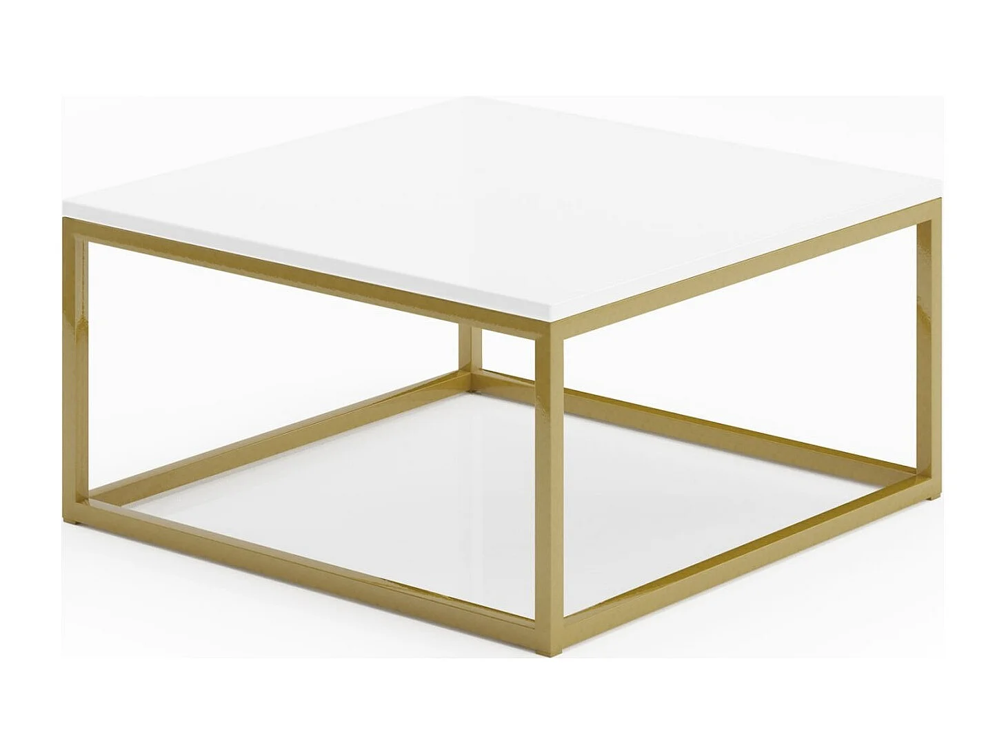 Couchtisch Kalten Premium/Metall&Sperrholz/Gold&