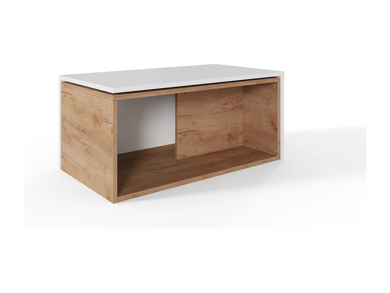 Table basse / Table à café lot de 2 – 90 x 48 x 40 cm, Table de salon moderne, Table de canapé avec rangement, Tables gigognes