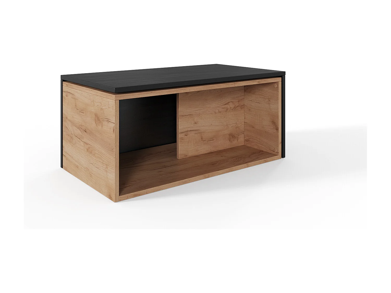 Table basse / Table à café lot de 2 – 90 x 48 x 40 cm, Table de salon moderne, Table de canapé avec rangement, Tables gigognes