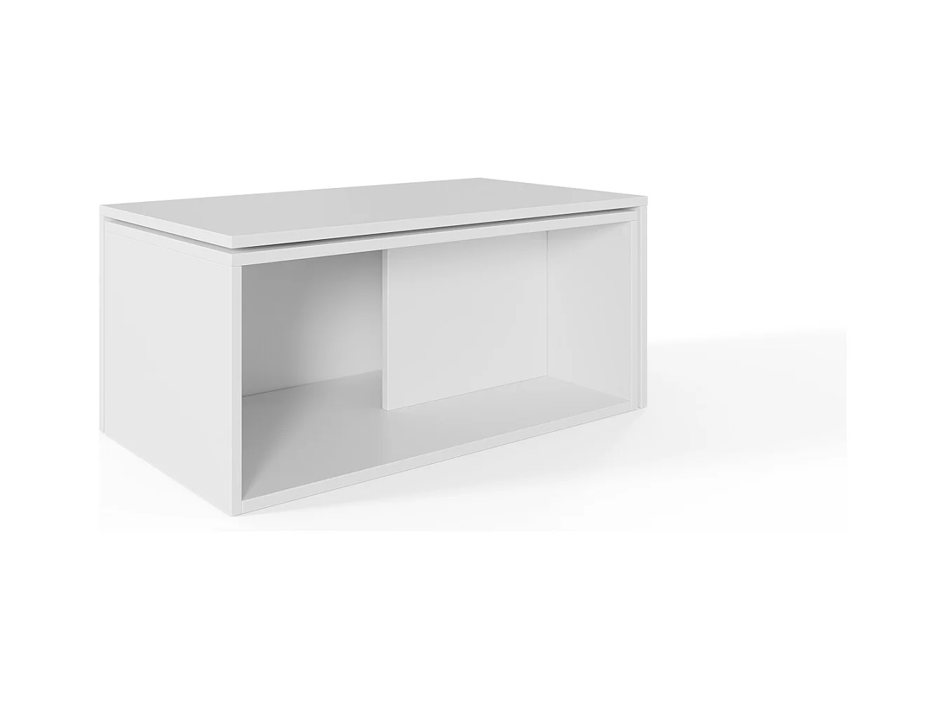 Salontafel / Koffietafel set van 2 – 90 x 48 x 40 cm, Moderne woonkamertafel, Bijzettafel met opbergruimte, Nesttafels