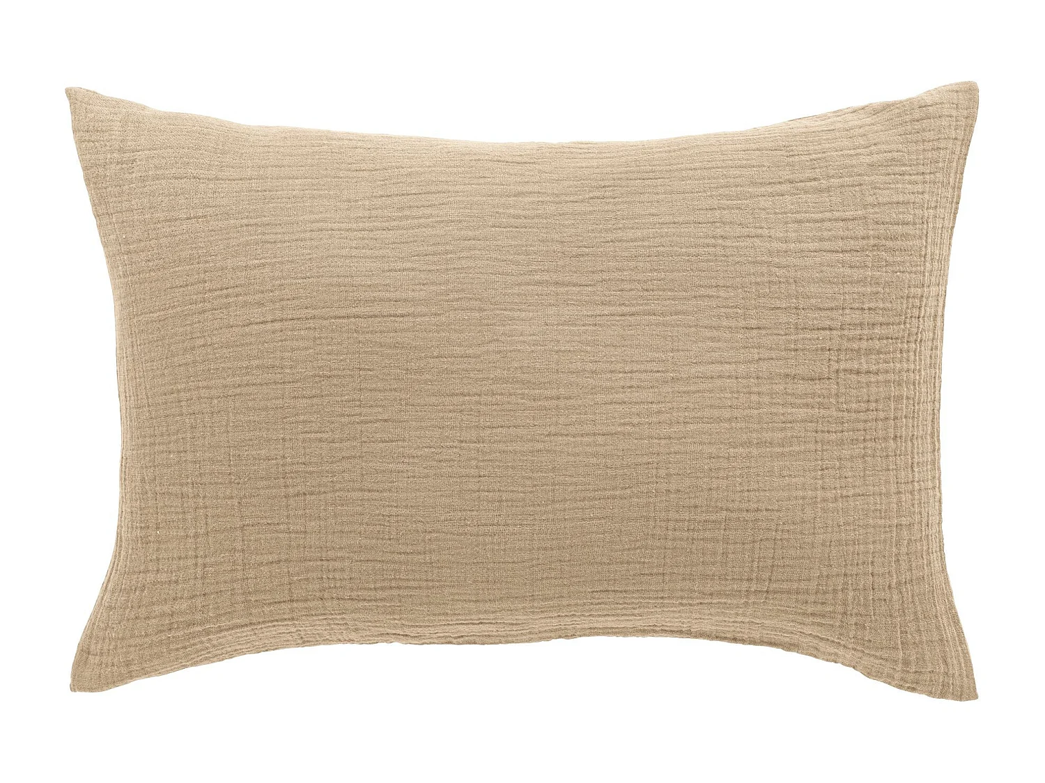 Taie d'oreiller bébé 40x60 gaze de coton beige Terre de Nuit NOA - NOA