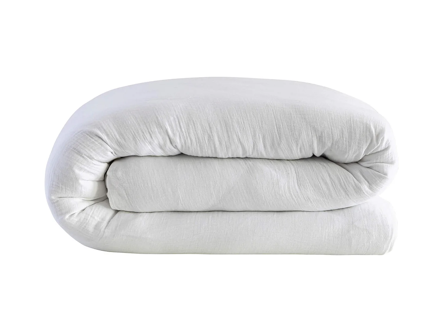 Housse de couette 200x200 gaze de coton blanc Terre de Nuit NOA - NOA