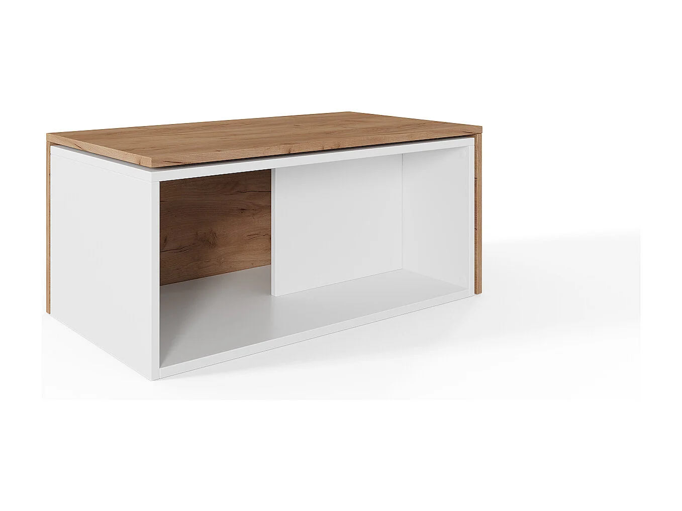 Table basse / Table à café lot de 2 – 90 x 48 x 40 cm, Table de salon moderne, Table de canapé avec rangement, Tables gigognes