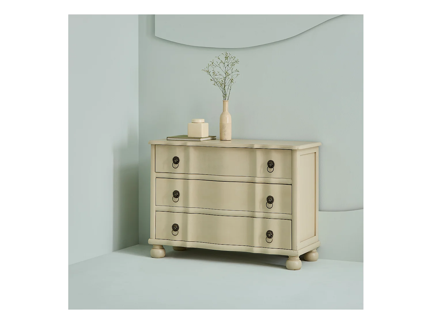 Commode 3 tiroirs H80 cm EDMONDE