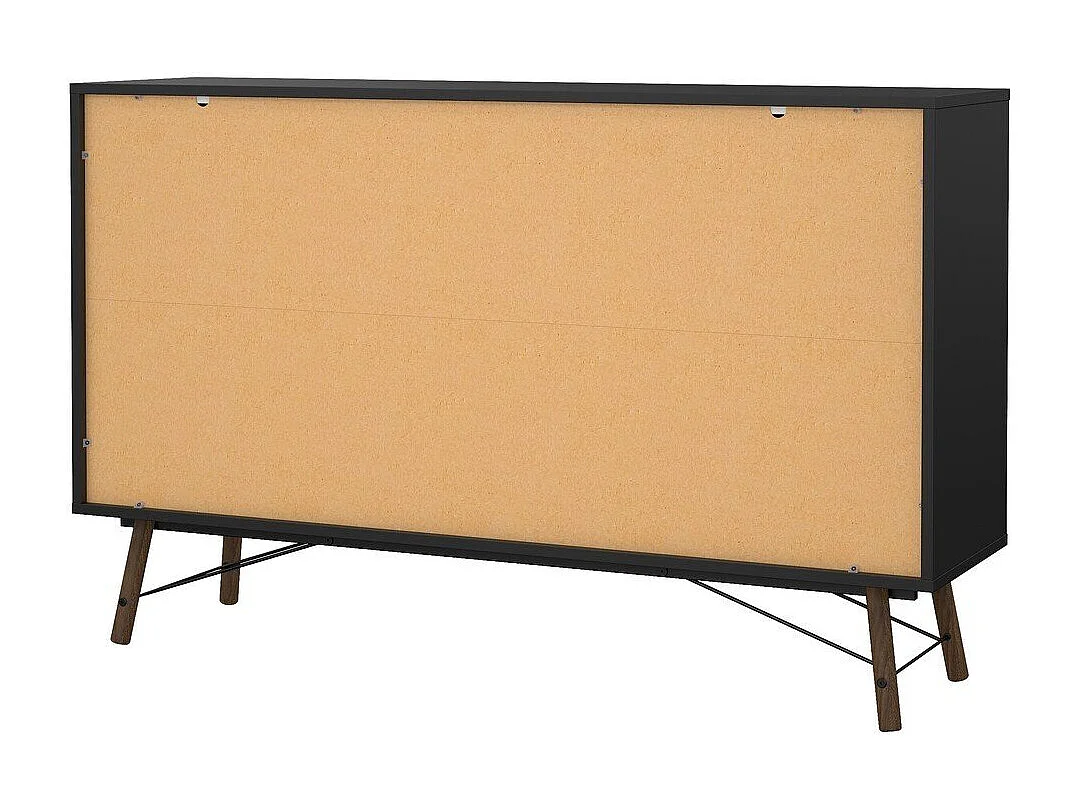 Commode double 6 tiroirs avec piètement métallique L150,3 cm - JOYCE