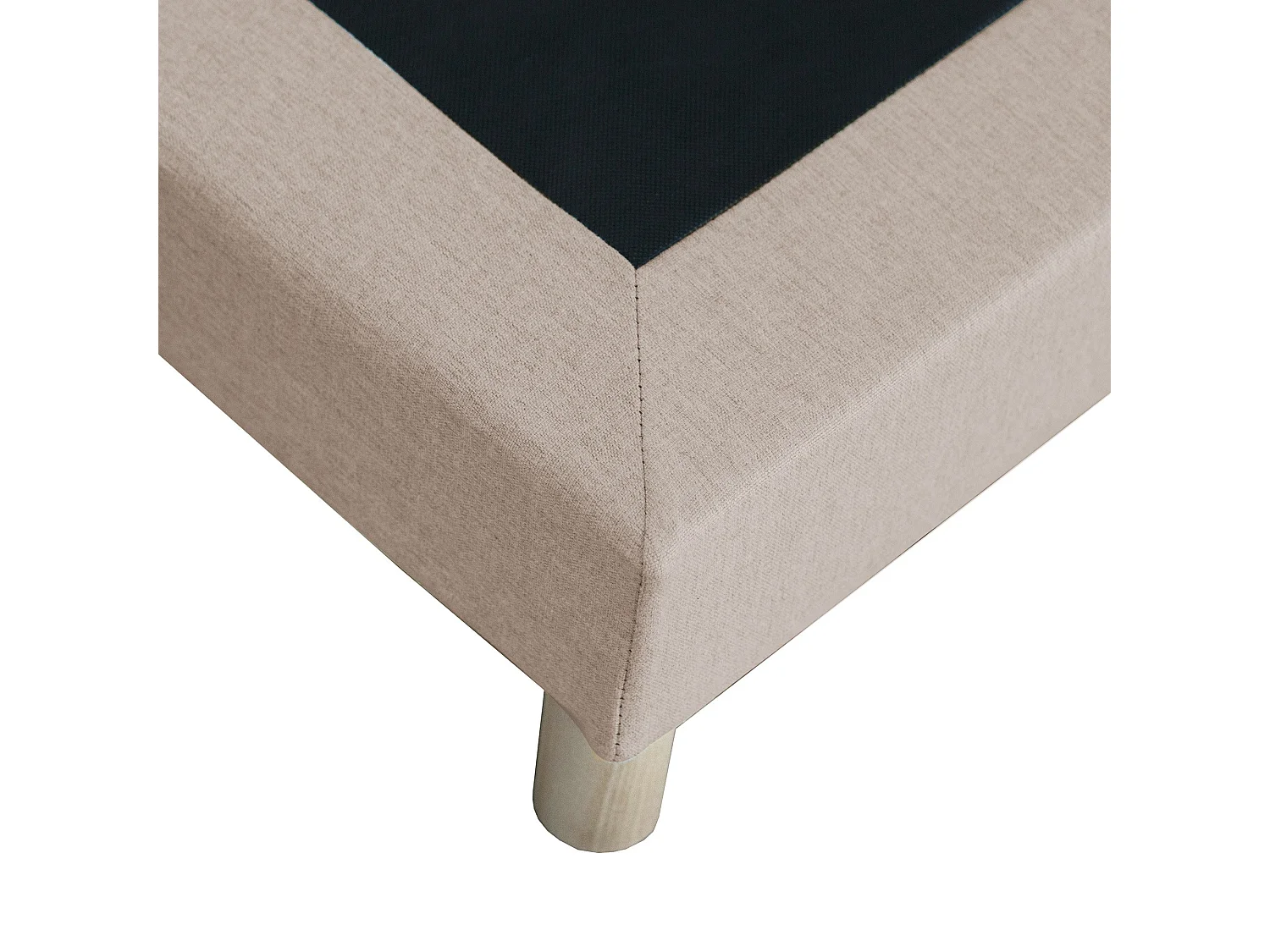 Ensemble matelas ressorts ASTRE + sommier pour un confort durable Dimensions - 2x80 x 200 cm, Sommier - Beige