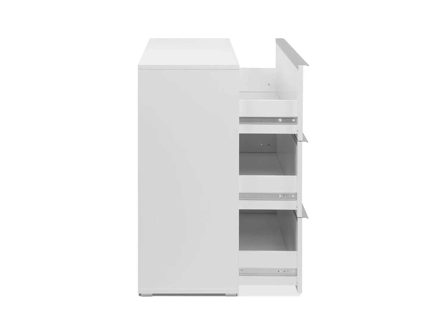 Meuble de rangement 3 tiroirs blanc L76cm - ORSA