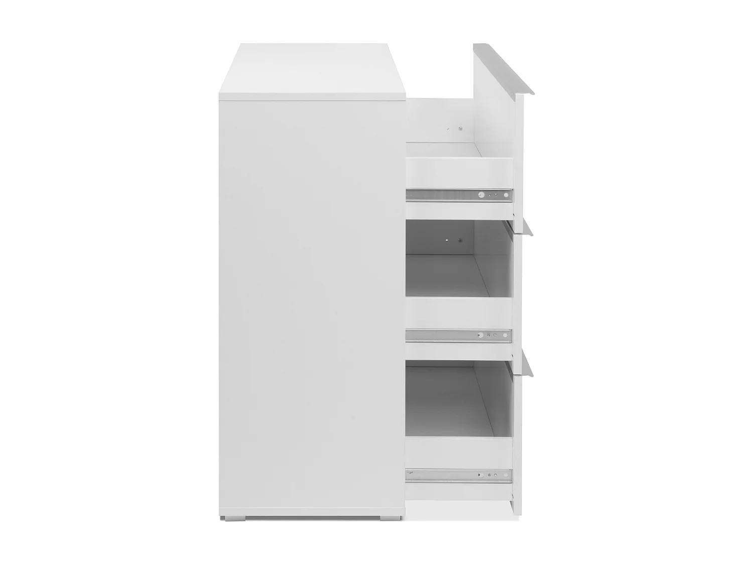 Meuble de rangement 3 tiroirs blanc L76cm - ORSA