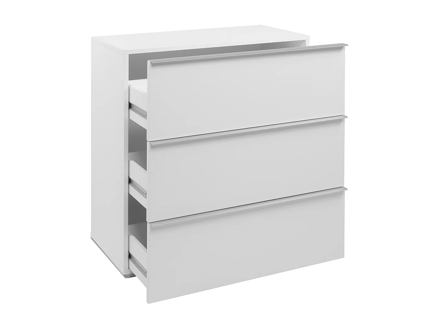 Meuble de rangement 3 tiroirs blanc L76cm - ORSA