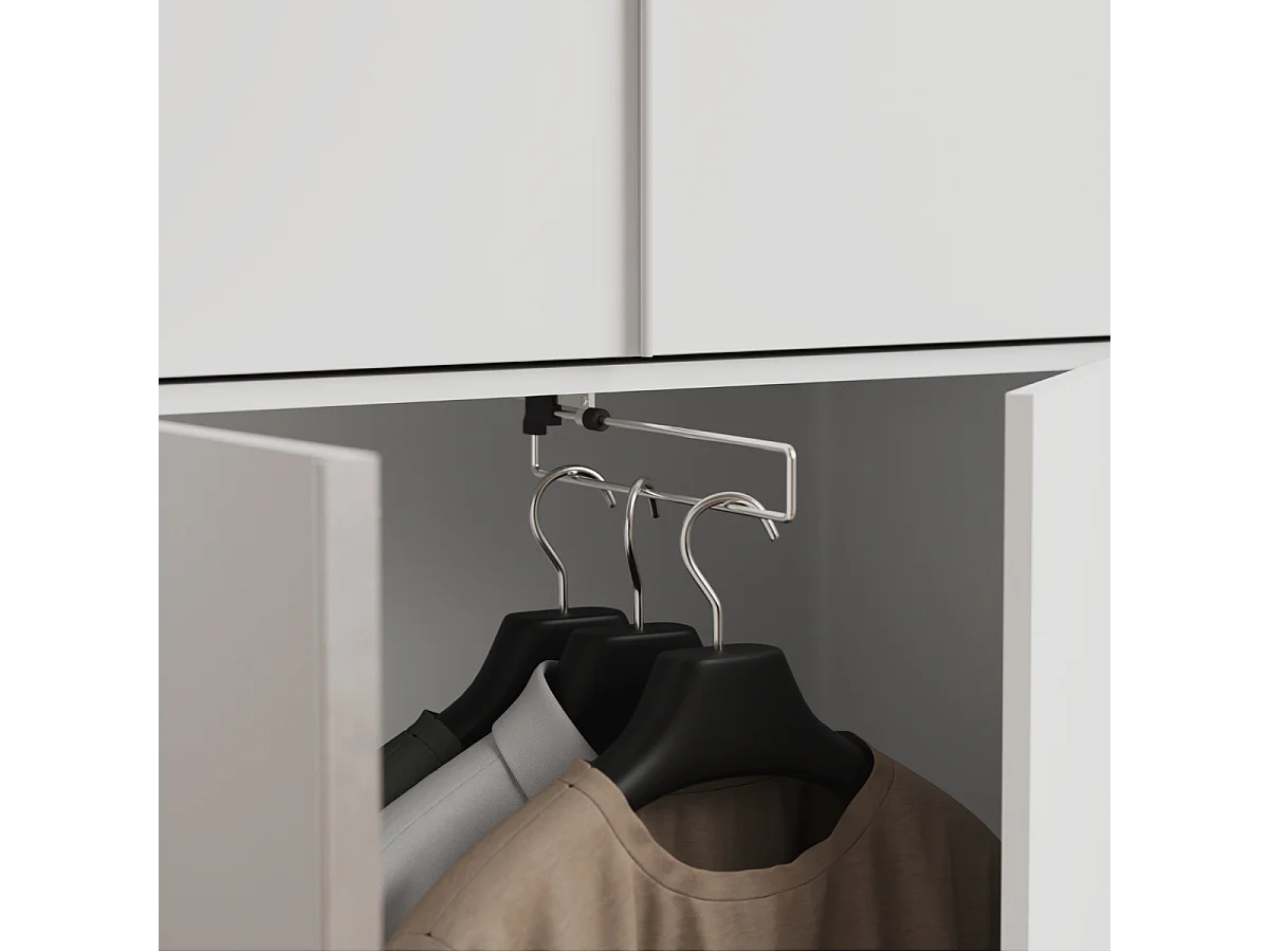 Meuble de rangement 3 tiroirs blanc L76cm - ORSA