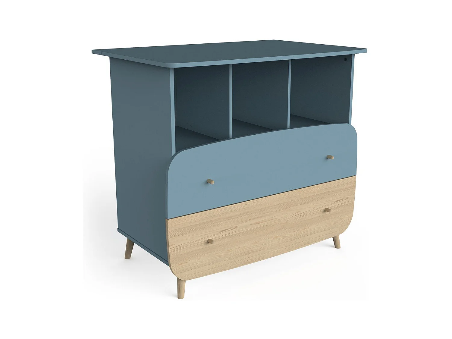 Commode 2 tiroirs et 3 niches L96 cm - FIRMIANA