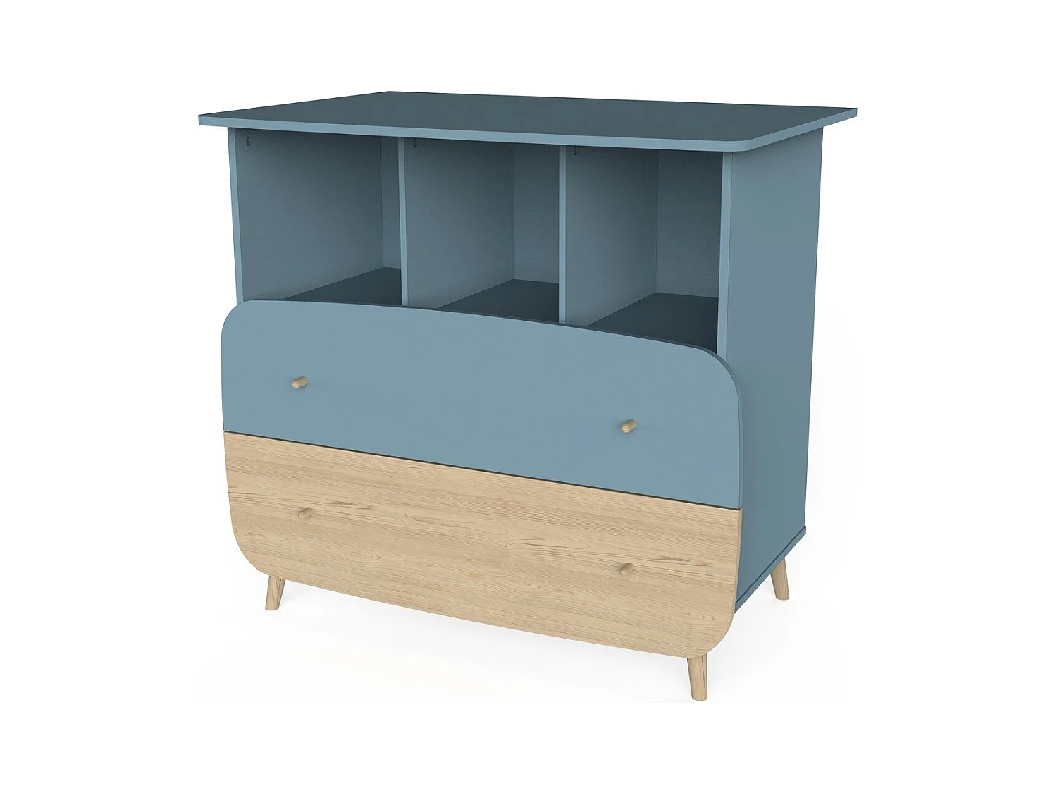 Commode 2 tiroirs et 3 niches L96 cm - FIRMIANA