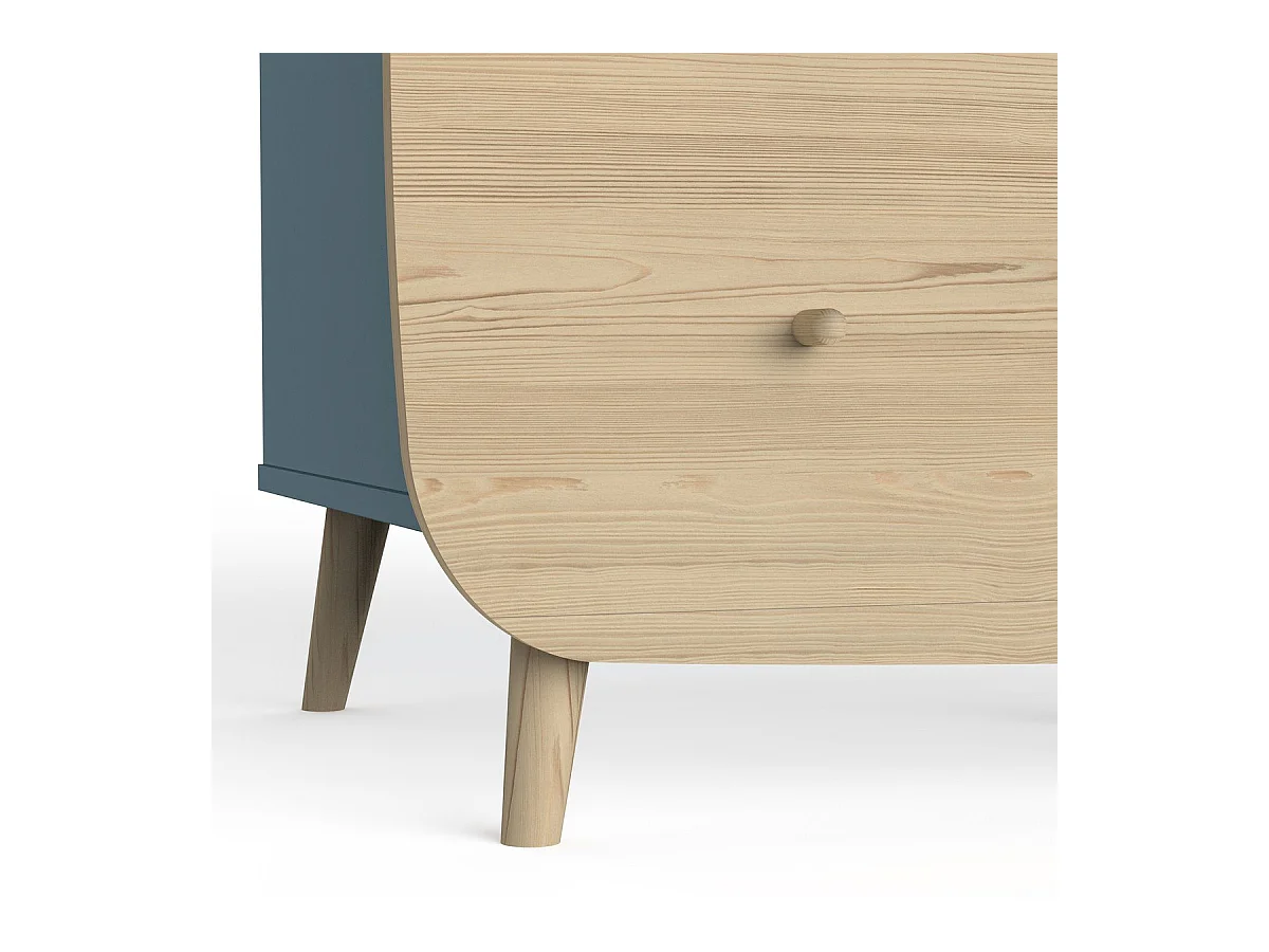 Commode 2 tiroirs et 3 niches L96 cm - FIRMIANA