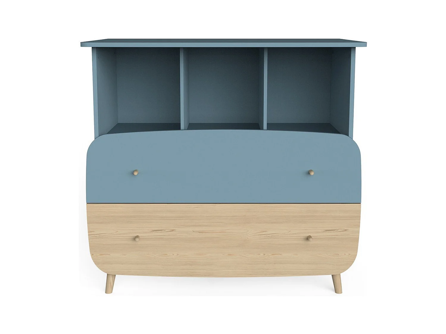 Commode 2 tiroirs et 3 niches L96 cm - FIRMIANA