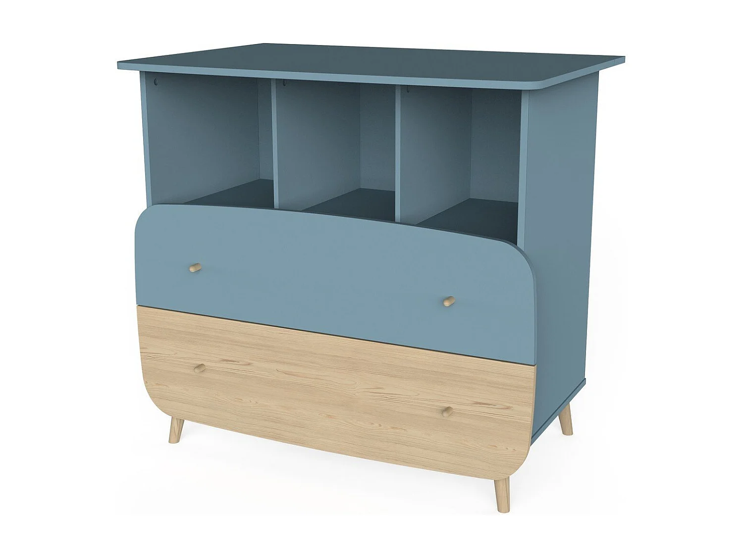 Commode 2 tiroirs et 3 niches L96 cm - FIRMIANA