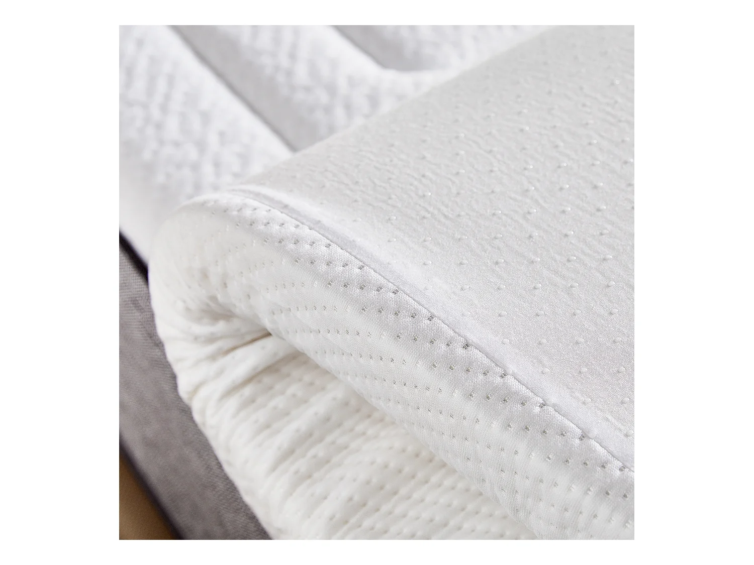 Surmatelas microfibre Confort Anti-allergique